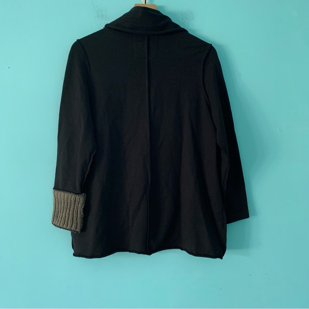 Neon Buddha Patchwork Cowl Neck Colorblock Pullov… - image 7